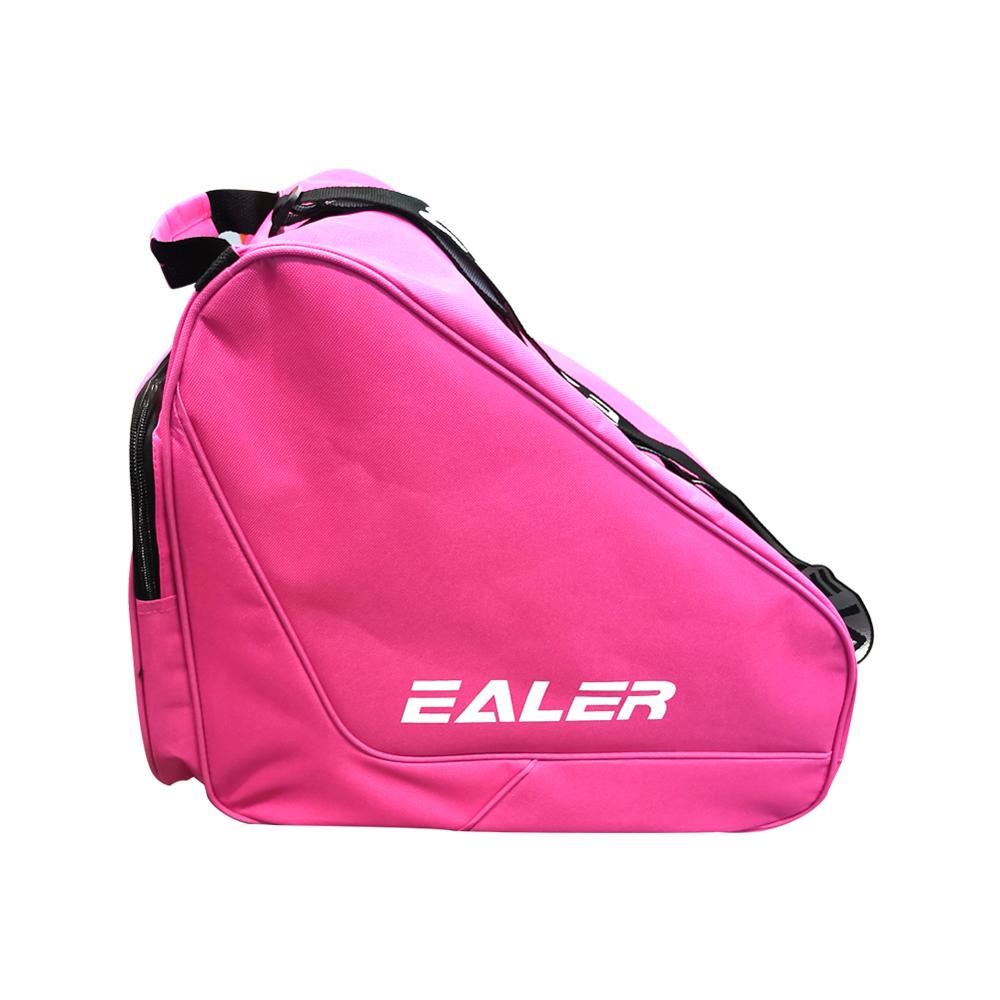 Hockey hielo y en línea bolsa para monopatín-Bolsa de superior para llevar patines de hielo, patines de ruedas, patines en línea para niños y adultos: Rosa