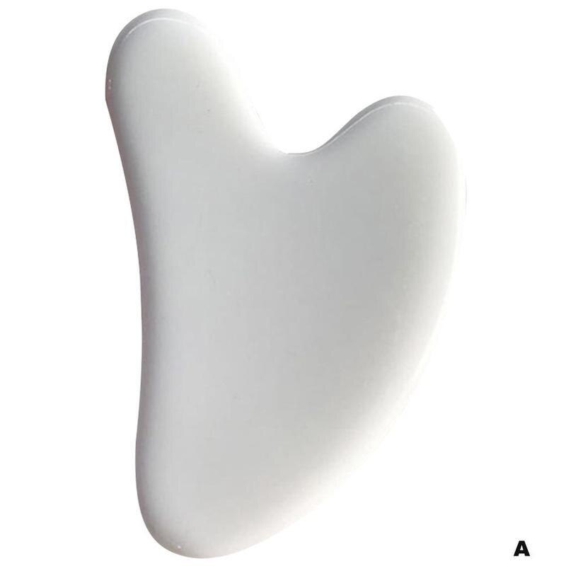 Natuurlijke Gua Sha Boord Massage Guasha Plaat Gezicht Massager Gouache Schraper Tool Lift Rimpel Remover Hars Materiaal: A