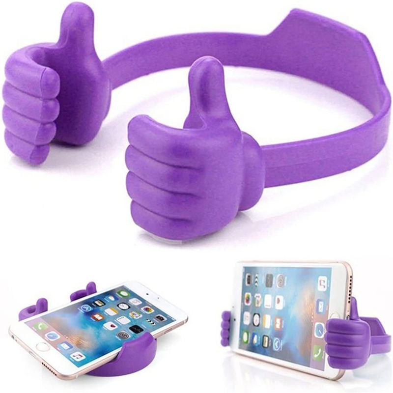 Thumbs Up Mobiele Telefoon Houder Voor Bureau Universele Flexibele Mobiele Telefoon Standaard Voor Tablet Houder Mobiele Telefoon Houder Accessoires: Oranje