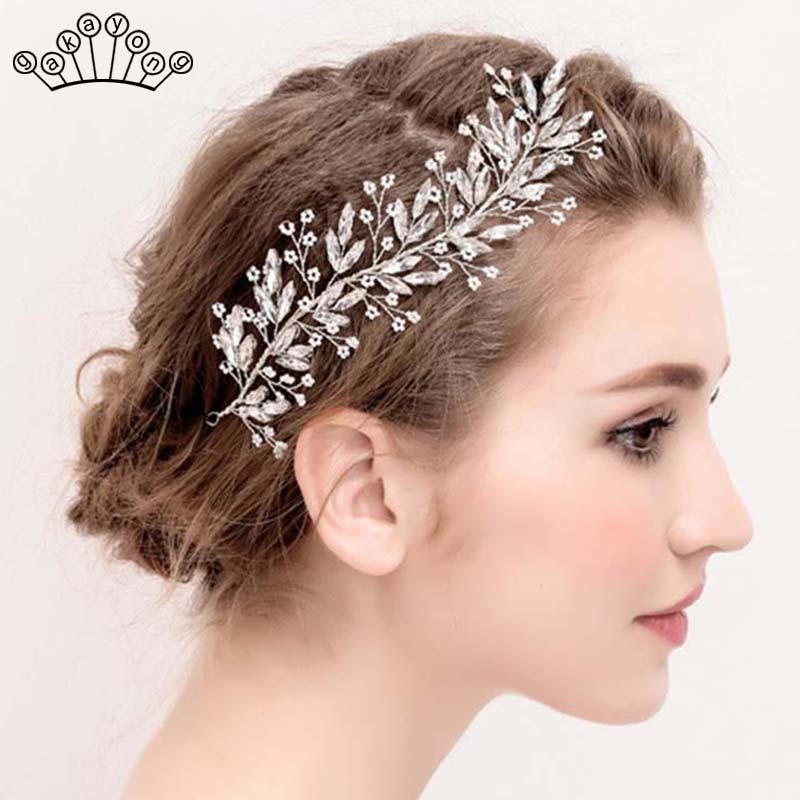 Braut Haar Zubehör Simulierte Schallendes Haar Kämme Hochzeit Haar Zubehör Schmuck Handgemachte Webart Haar Ornamente Kopfschmuck