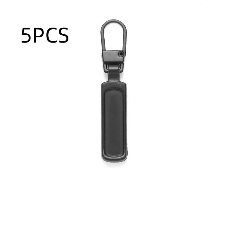 5 uds costura DIY cremallera desmontable cabeza cremallera tirar práctico bolso resistente bolso maleta mochila tienda: Dorado
