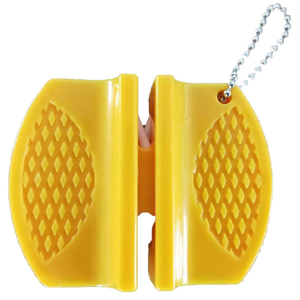 Mini Keramik Stange Wolfram Stahl Lager Taschen Küche-messerschleifer Werkzeug Multi-Funktion Nicht-Unterhose Messer Spitzer: Schwarz