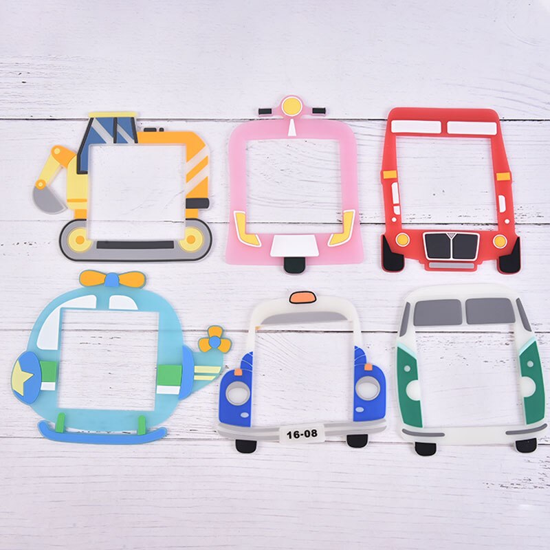1pcs Cartoon Car Switch Cover Room Decor 3D Silicone On-off Switch Sticker Luminous Switch Outlet Wall Sticker