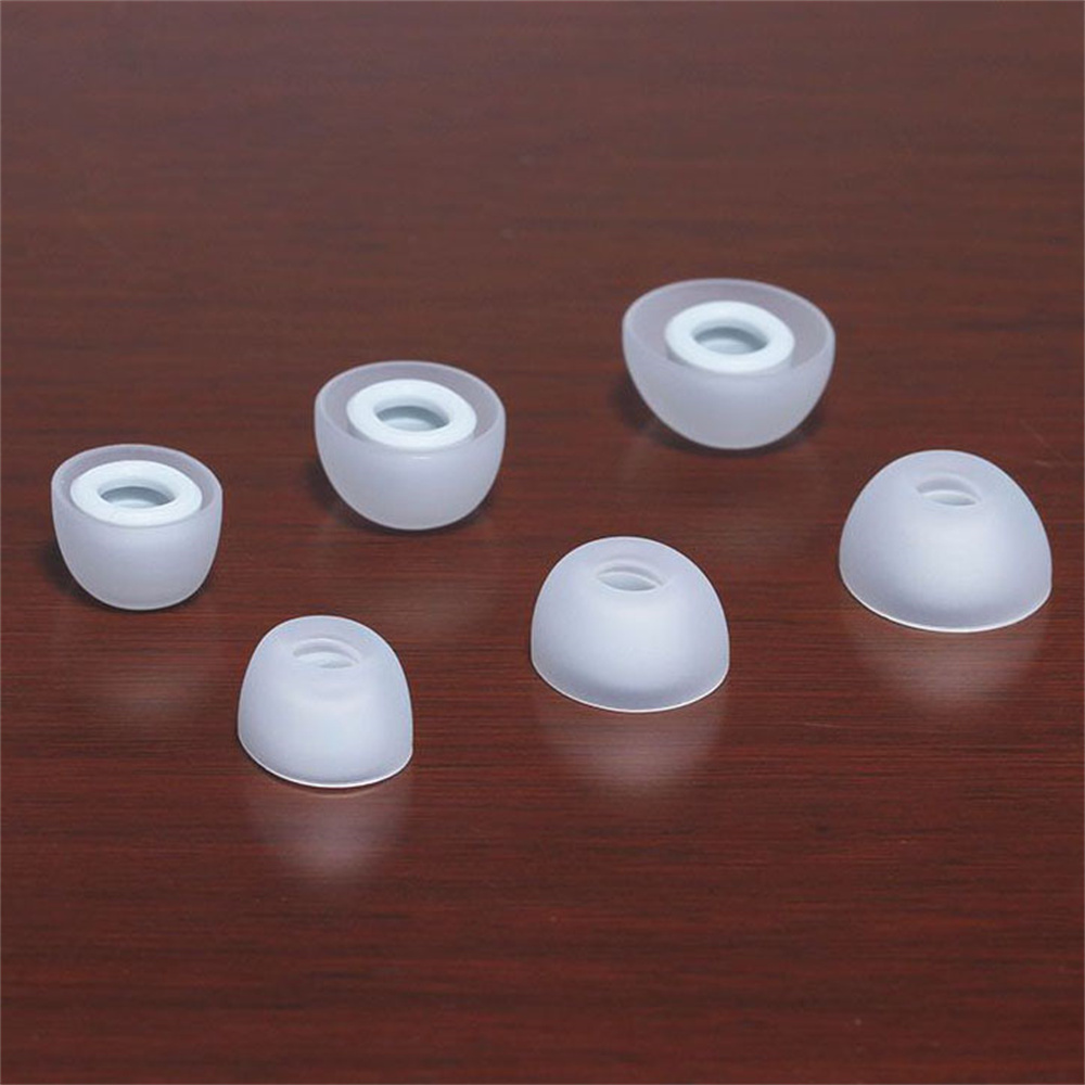 Silikonowe końcówki douszne robić słuchawek Xiaomi Redmi pąki 6zawodowiec Wkładki douszne Wymienne zatyczki robić uszu Eargel: 2xs / BŁĘKITNA