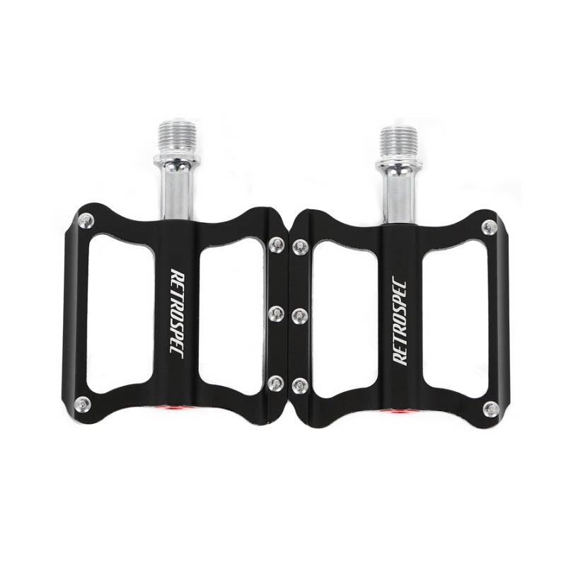 Fietspedalen 2-in-1 Dubbele Functie SPD En Platform Met Reflector Voor Mtb En Racefietsen 118 1821990