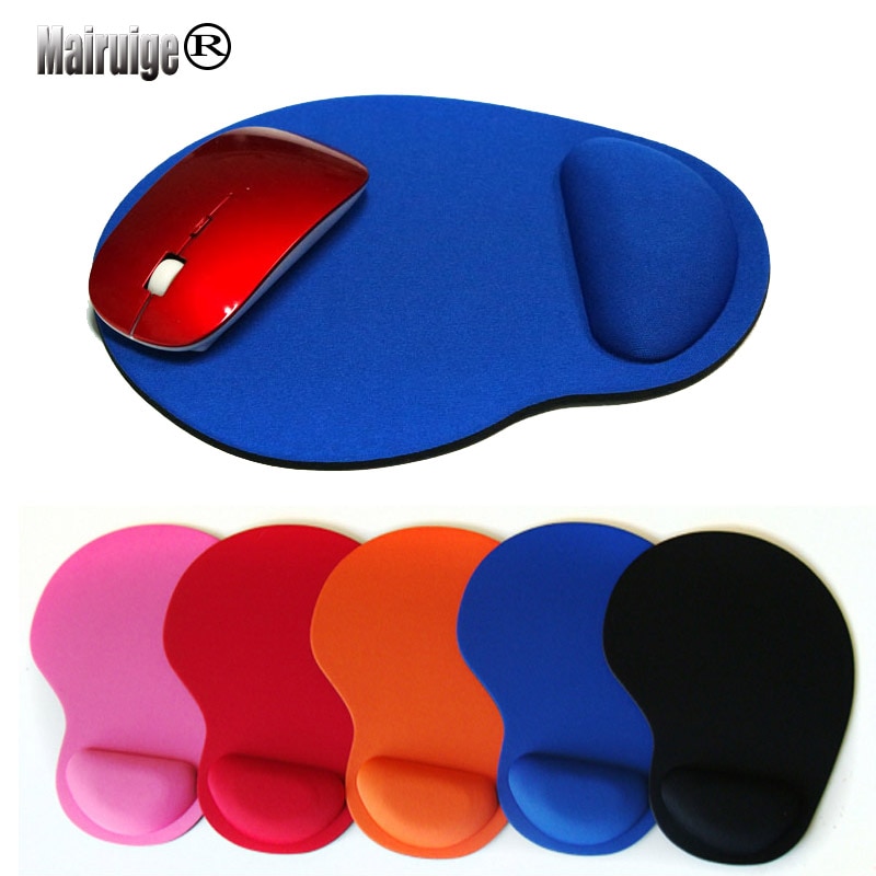 Mairuige Grote Promoties Ondersteuning Pols Comfort Muismat Optische Trackball Pc Thicken Mouse Pad Kleurrijke Voor Game 8 Kleuren