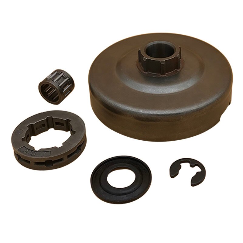 Hundure 3/8 "7 T Clutch Drum Tandwiel Lager Washer Clip Kit Voor Husqvarna 365 362 371 372 Xp 372XP kettingzaag Onderdelen