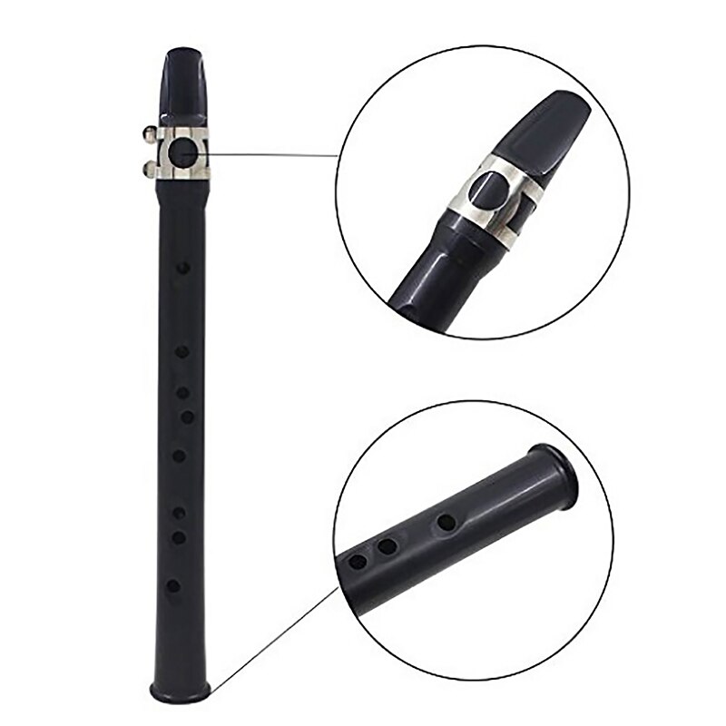 Mini Sax Portable Pocket Sax Saxphone Beginner Small Sax Little Sax Mini Alto Saxophone Simple Key C Pocket Music Tools: BKY