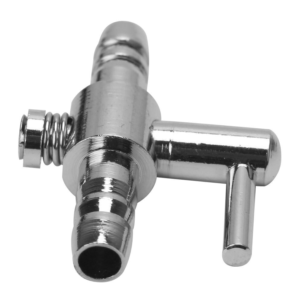 2pcs Metal Thread Aquarium Fish Air Flow Distributor Lever Control Valve Aquarium Accessories