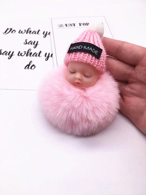 8cm Cute 16 Styles Baby Plush Toys Keychain Soft Stuffed Dolls Toy for Kids Children Baby Girls Christmas: C03