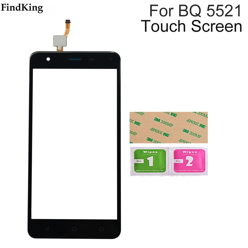 Touch Screen Digitizer for BQ-5521 Strike Power - 5.3" Display - Tested - Replacement Part: Black No Tools
