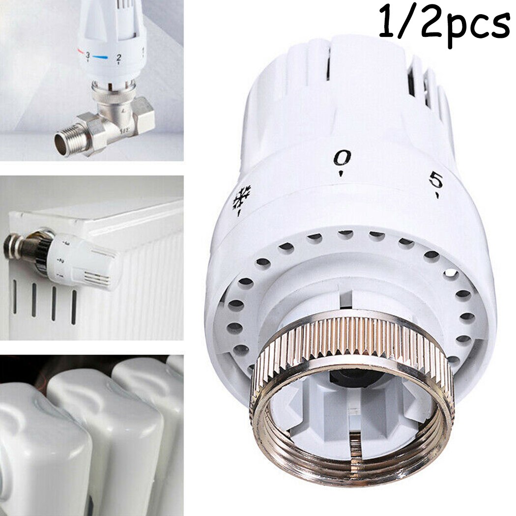 230V Thermostatic Radiator Valve Pneumatic Temperature Heater Control Valve Remote Controller Radiator Head For Heating System