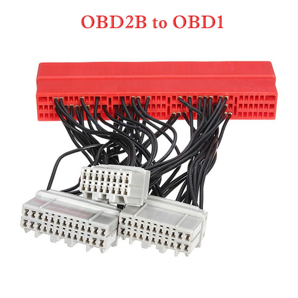 Newest OBD2A to OBD1 or OBD2B to OBD1 Harness Car Vehicle Replace ECU Jumper Conversion Wiring Wire Harness For Honda For Civic: OBD2B to OBD1