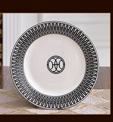 fancy servise sett vestlig h deco serie biff tallerken fett husholdning matbit tørket frukt kakefat luksus bestikk sett: 6 tommer