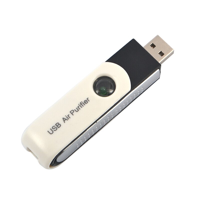 Mini usb luftrenser bil bærbar usb ionisk luftrenser ionizer luftrenser usb adapter til computer bil pc