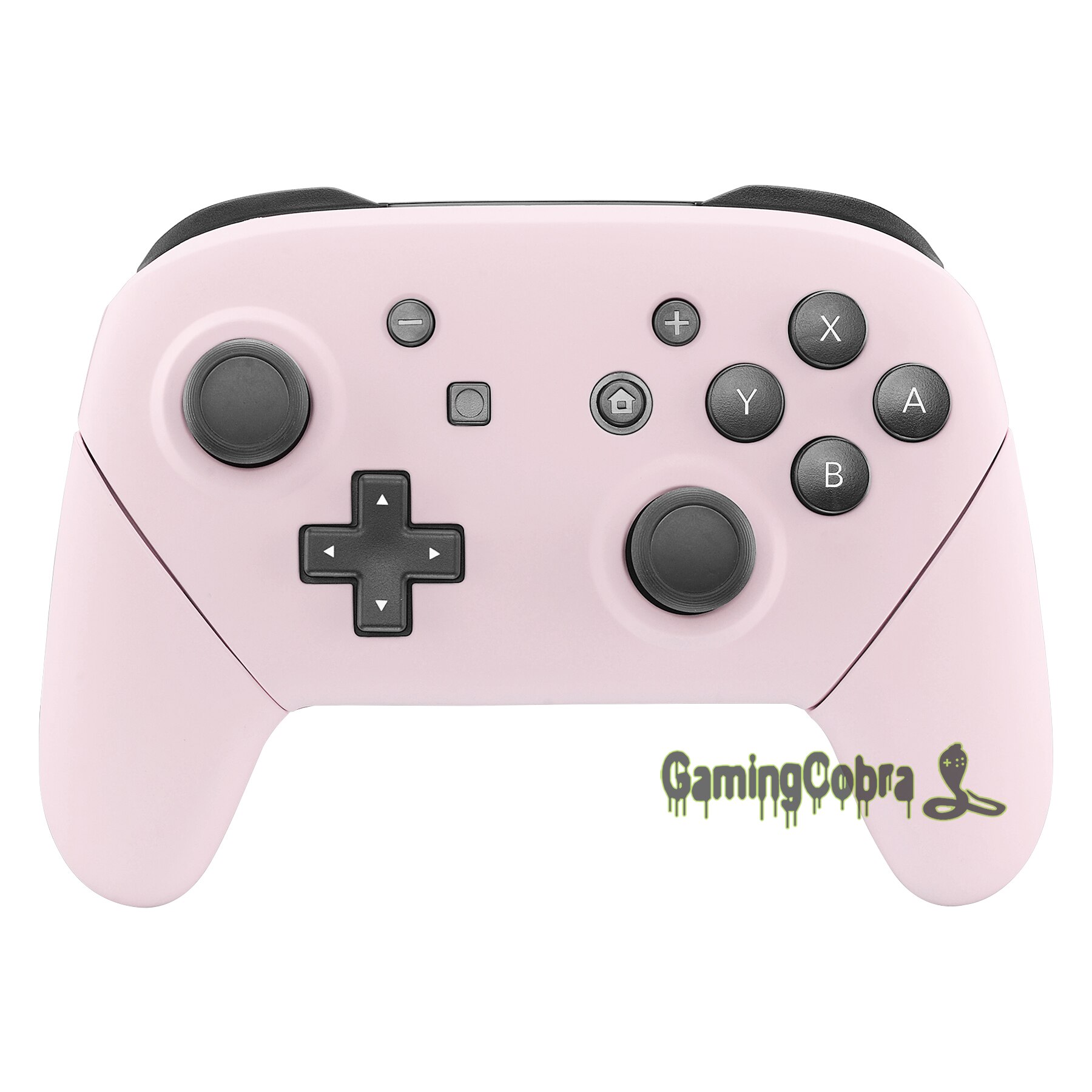 Sakura Roze Soft Touch Custom Plastic Faceplate Backplate Behuizing Shell Met Handvatten Vervanging Voor Ns Schakelaar Pro Controller