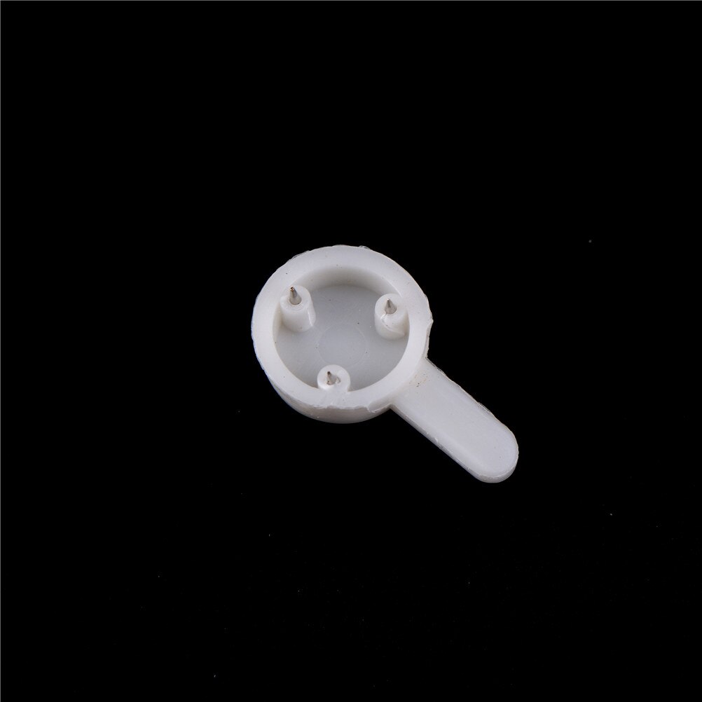 100 Stks/partij Wit Hard Fotolijst Muur Haken Plastic Onzichtbare Muur Mount Foto Fotolijst Nagel Haak Voor Foto Hanger