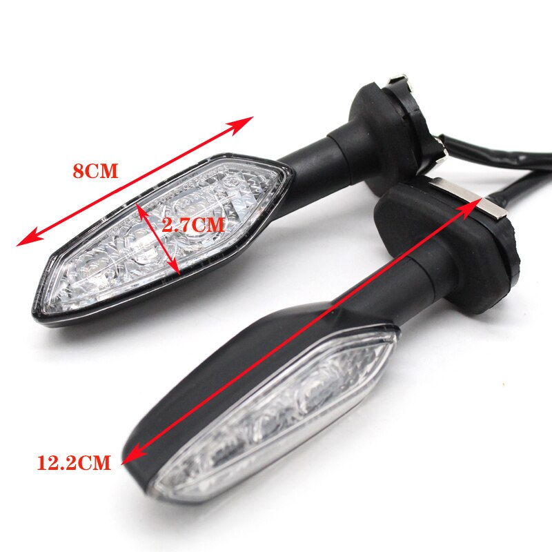 Indicateur clignotant LED pour motos, feux espaceurs, indicateur pour KAWASAKI Z1000, Z1000R, Z900, Z800, Z750, Z650, Z300, Z400, Z250, Z125