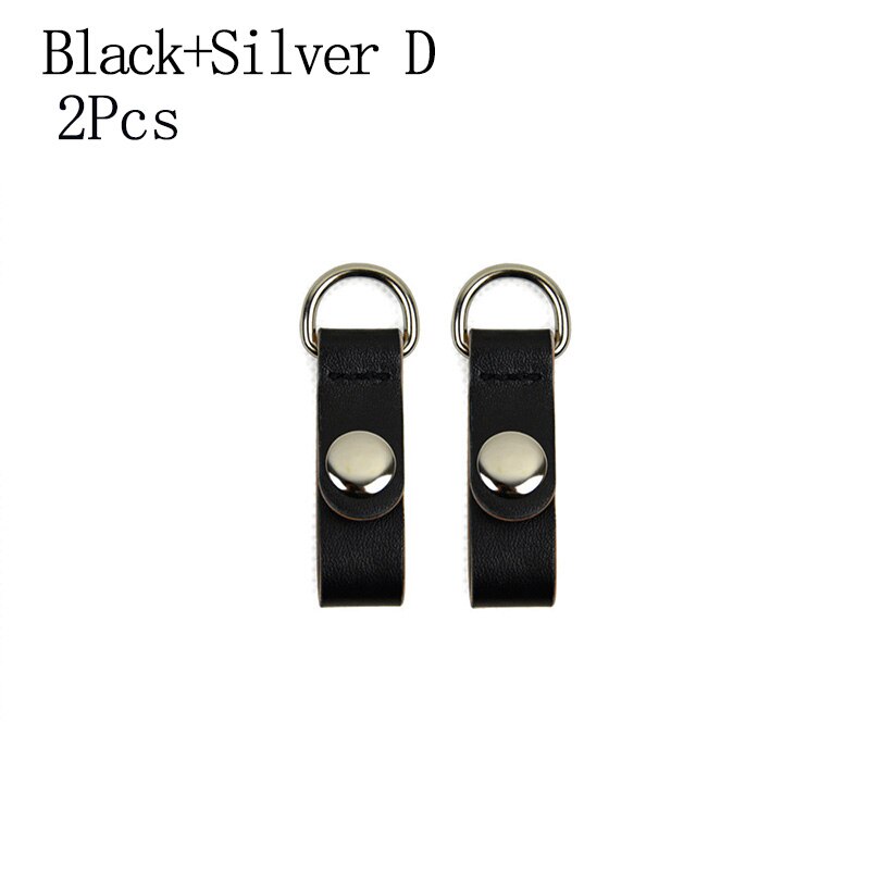 2 Stuks Clip Sluiting Bevestiging Voor Obag Schouderbanden Platte Haak Kleurrijke Attachment Clip Pu Lederen Metalen Haak Clip Voor opocket: 6