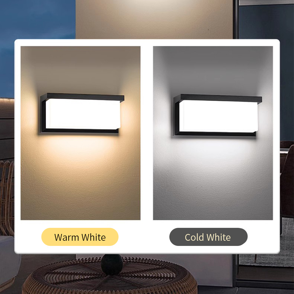 LED Wandlamp Bewegingssensor licht AC85-265V 30W 16W 12W Waterdicht Opbouw Indoor Wandlampen woonkamer Veranda Buiten