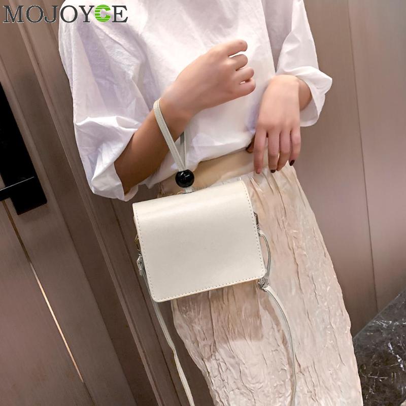 Kvinnor pu läder axel handväska ren färg casual crossbody messenger väskor väska bolsa feminina