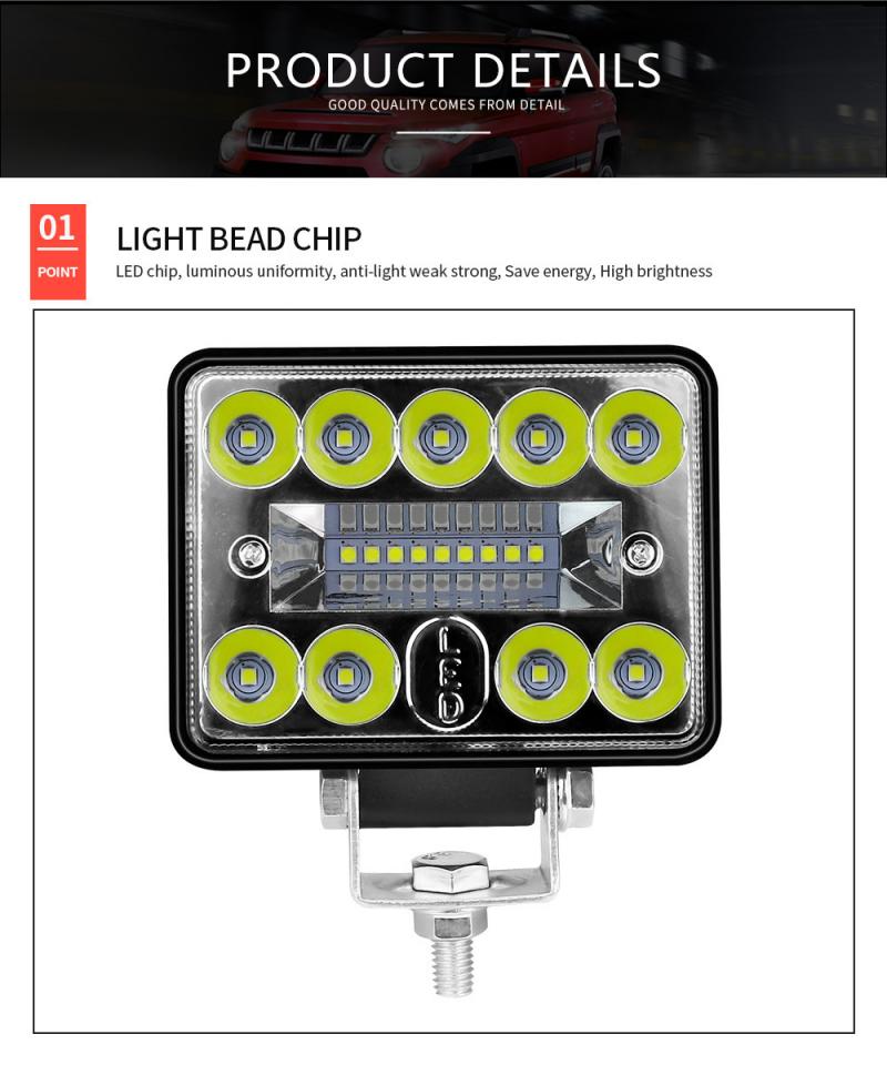 2PCS Flush Mount Led Spotlight For Cars Halogen Led 12v Off Road Lights Led Light Driving Safety Lamp Led Off Road Light