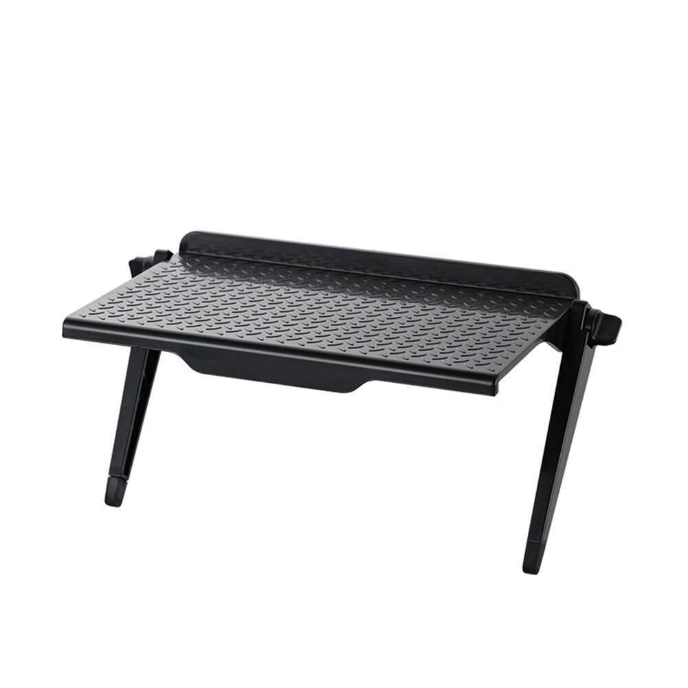 Computer Monitor Rack Foldable Shelf TV Box Router Shelf Set-top Box Bracket Holder Mini PC DVD Player Stand Rack GDeals: Black Small