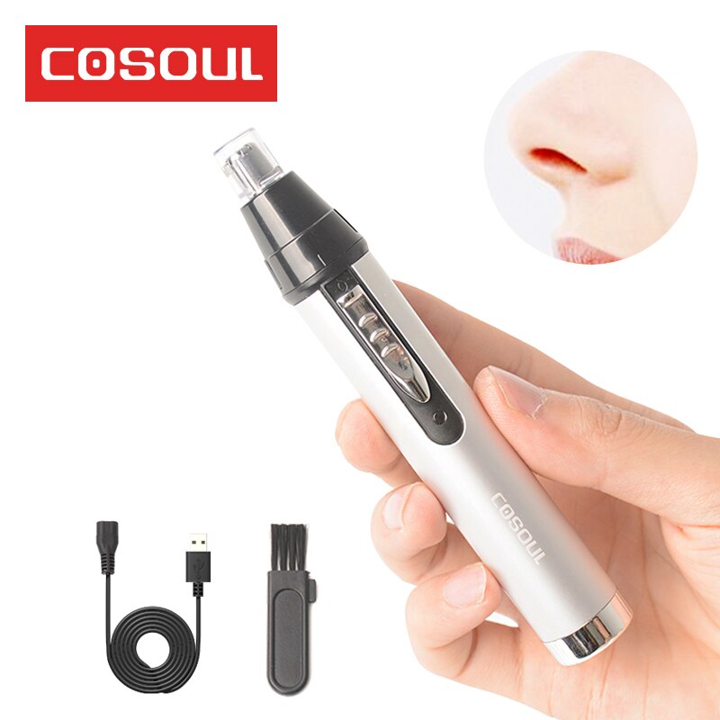 Nose Hair Trimmer Rechargeable Electric Nose Ear Hair Clipper Removal Razor Shaver Eyebrow Trimmer Epilators