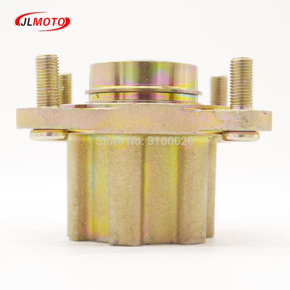 Front 110MM*4 M10 Stud Disc Brake Wheel Hub Fit For China kandi 150cc 200cc Go Kart Buggy Karting ATV Quad Bike Parts