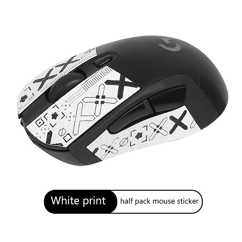 1PCS Mouse Grip Tape Skate Handmade Sticker Non Slip Lizard Skin Suck Sweat For Logitech G403 G603 G703 DIY Without Mouse: BROWN