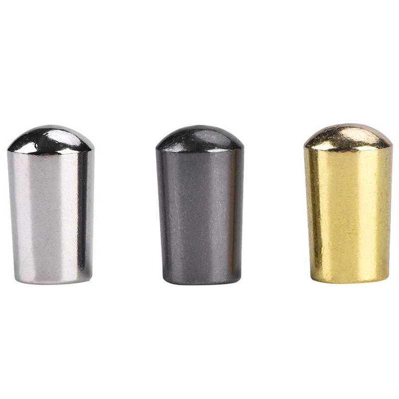 3Pcs 13mm Brass Guitar Switch Tip 3 Way Toggle Switch Knob Tip Cap Copper For Lp Epi Electric Guitar Parts Replacemen: A