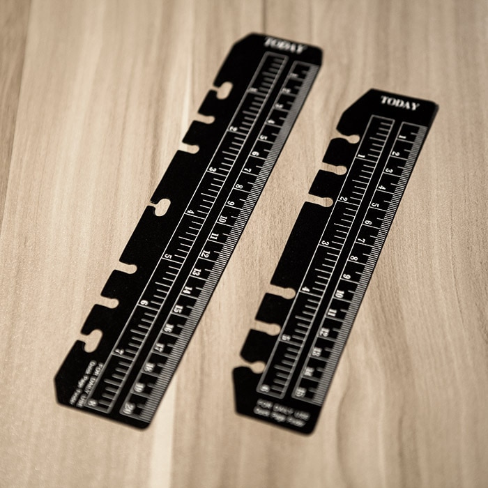 Filofax Notebook A5 A6 TODAY Bookmark Ruler Straight Rulers Tool For Kids Student School Supplies
