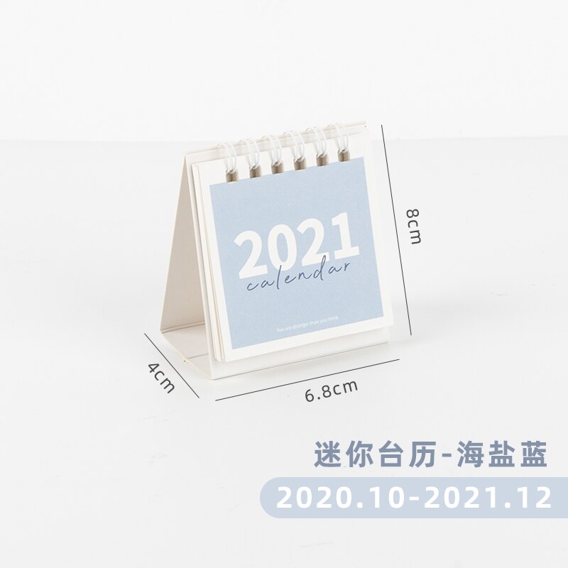 Mohamm mini desk kalender sød koreansk stil tidsplan plan memo stationær: B