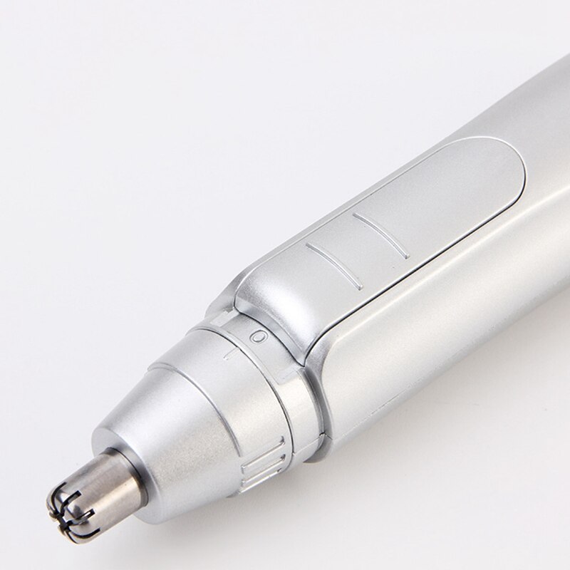 Nose Trimmer Ear Hair Trimmer Battery Operated Stainless Steel Dual-Edge Blades Facial Hair Trimmer (Detachable Head And Washabl