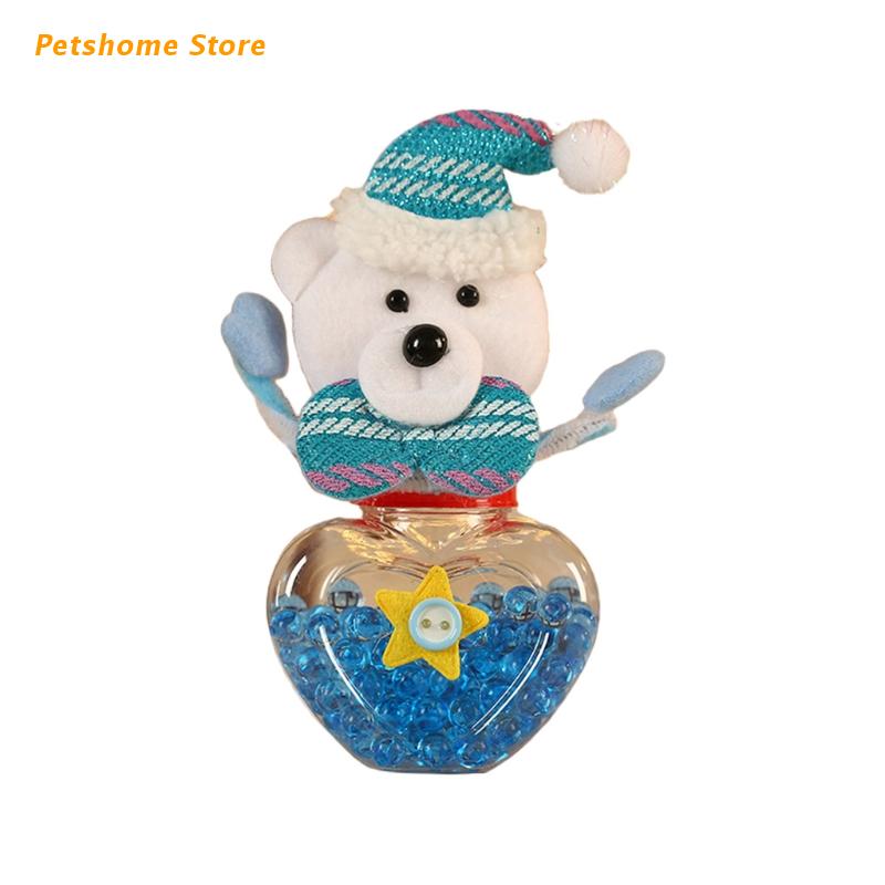 Kerst Snoep Behandelen Jar Kerstman Pop Chocolade Container Xmas Fles: LB-LB