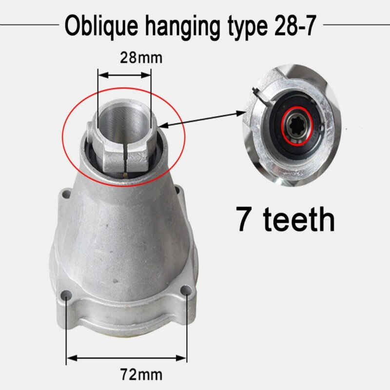 Replacement Lawn Mower Accessories Plate Assembly Harvestable Brush Cutter 26/28-7/9T Connection plate Hanging Disk: 28mm 7T