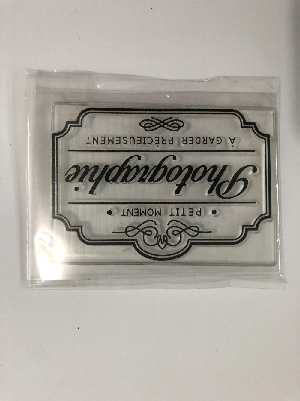 French Transparent Clear Stamp for DIY scrapbooking seal Card Making C289