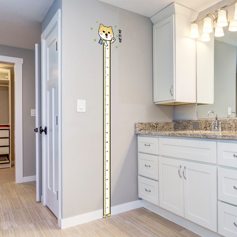 Six models Baby Height Measure Ruler Wall Sticker Decorative Child Kids Growth Chart for Bedroom Home Decoration