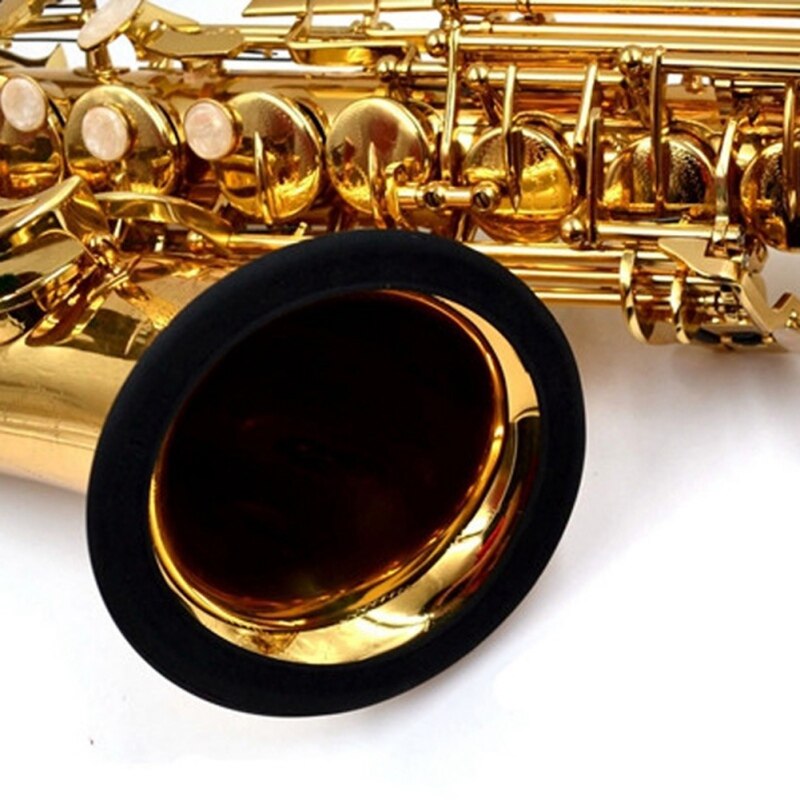 Trompet Alto Sax Mute Ring Sax Siliconen Bell Protector Trompet Saxofoon Ring Mute Voor Muzikale Minnaar Accessoires