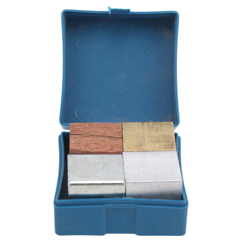 Cubic Block Iron, Aluminum , Wood Same Volume Different Physics Experiment Teaching Equipment Experiment Power Meter