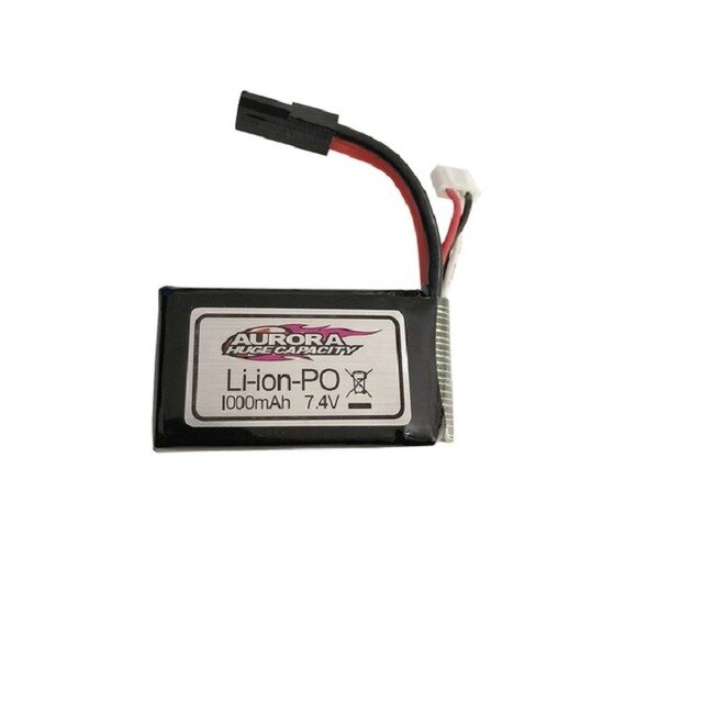 Batería lipo de 7,4 v, 500mAh/7,4 v, 1000mah, 14500 mAh, para XINLEHONG 9130, 9136, 9137, 9130, 9136, 9137, Q901, coche teledirigido de alta velocidad: Azul