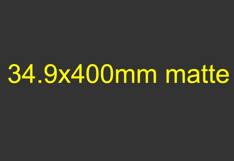 aucun LOGO carbone tige de selle 33.9/34.9 vtt vélo tige de selle tube pleine fibre de carbone tige de selle carbone vtt brillant/mat: 34.9x400mm matte