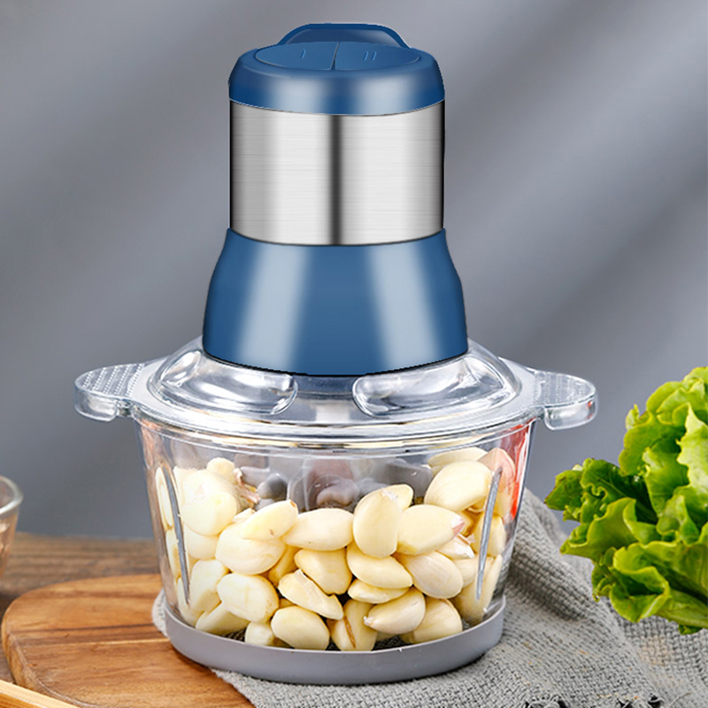 Multfunctional Garlic Peeler Household Electric Meat Grinder Garlic Shredder Fruit and Vegetable Chopper Kitchen Tool