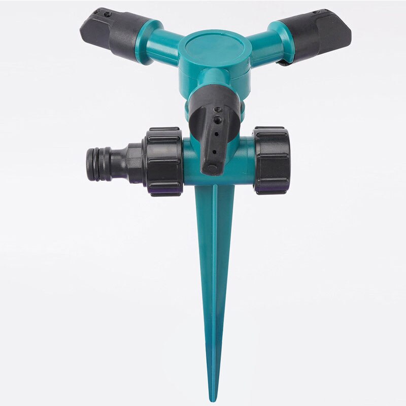 Tuin Gazon Sprinkler Water Sproeier Automatische Drie-Gewapende Grond Park Gras Douche Irrigatie Pot