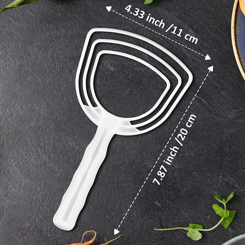 Fleisch Schaber Knochen Staub Schaber Knochen Schaber Weiß Poly Schaber Knochen Staub Entferner Quadrat Knochen Staub Schaber