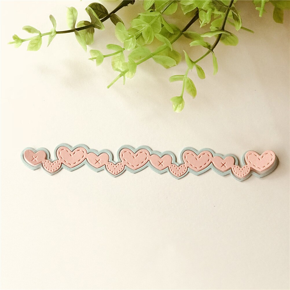 Amore striscione design in Metallo Fustelle stampino per Il FAI DA TE Scrapbooking Goffratura album di Foto di Carta Carte decorativo Artigianato Modello