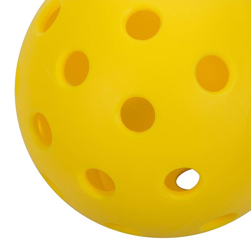 Pure Outdoor Pickleball Balls Specifically and Optimized for Pickleball Color Yellow