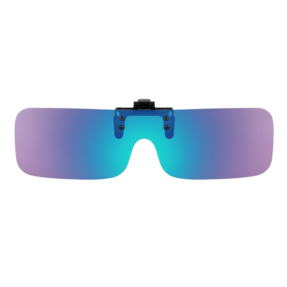 LEEPEE Anti-glare For Men Women Driving Night Vision Lens Polarized Sun Glasses Clip On Sunglasses Car Driver Goggles: Colorful green
