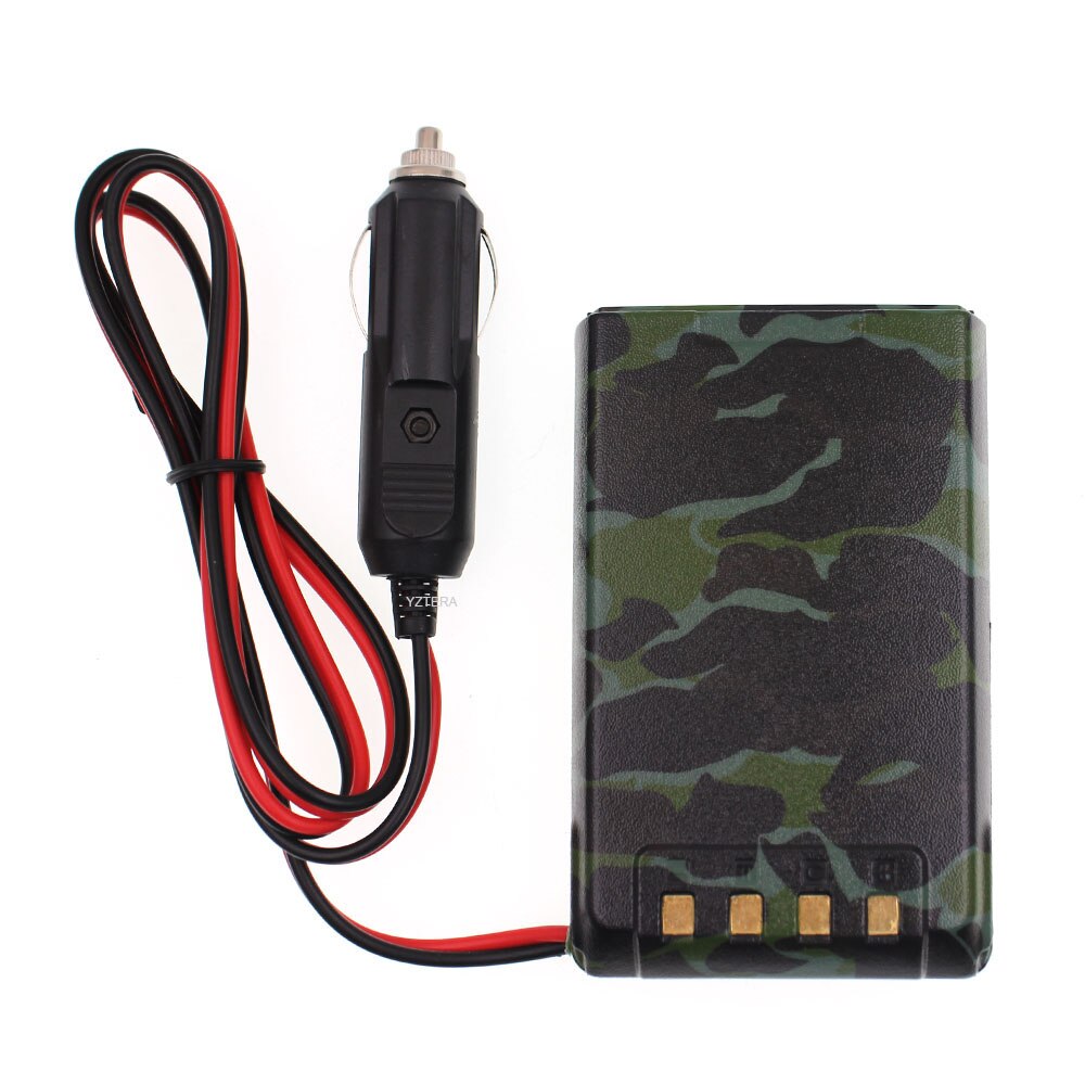 Originele Leixen Batterij Eliminator Car Charger Voor Leixen Note UV-25D Twee Manier Radio: Camo