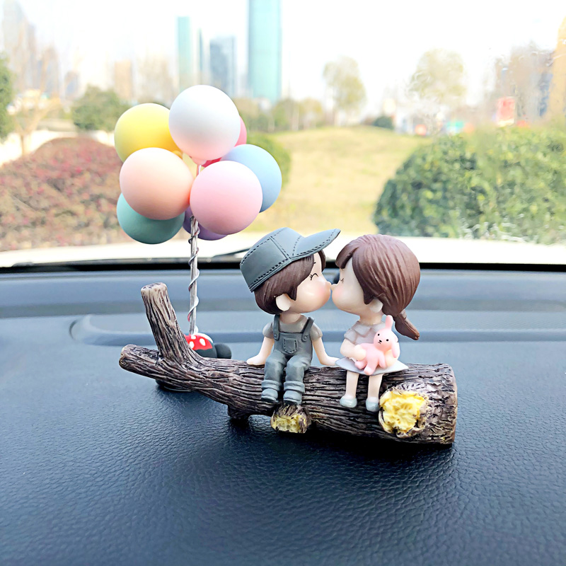 Nette paar puppe auto dekoration home-office schreibtisch dekoration kuchen dekoration geburtstag valentinstag für freundin: E